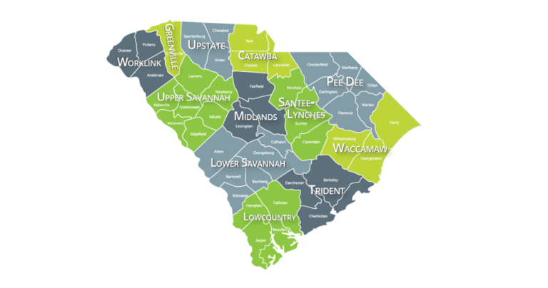 SC Map State Centers
